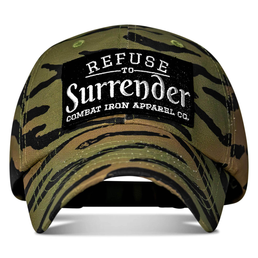 Refuse To Surrender Patch Ripstop Hat - HEADWEAR - One Revolver Surfboards