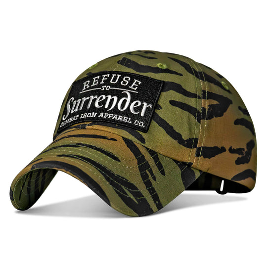 Refuse To Surrender Patch Ripstop Hat - HEADWEAR - One Revolver Surfboards
