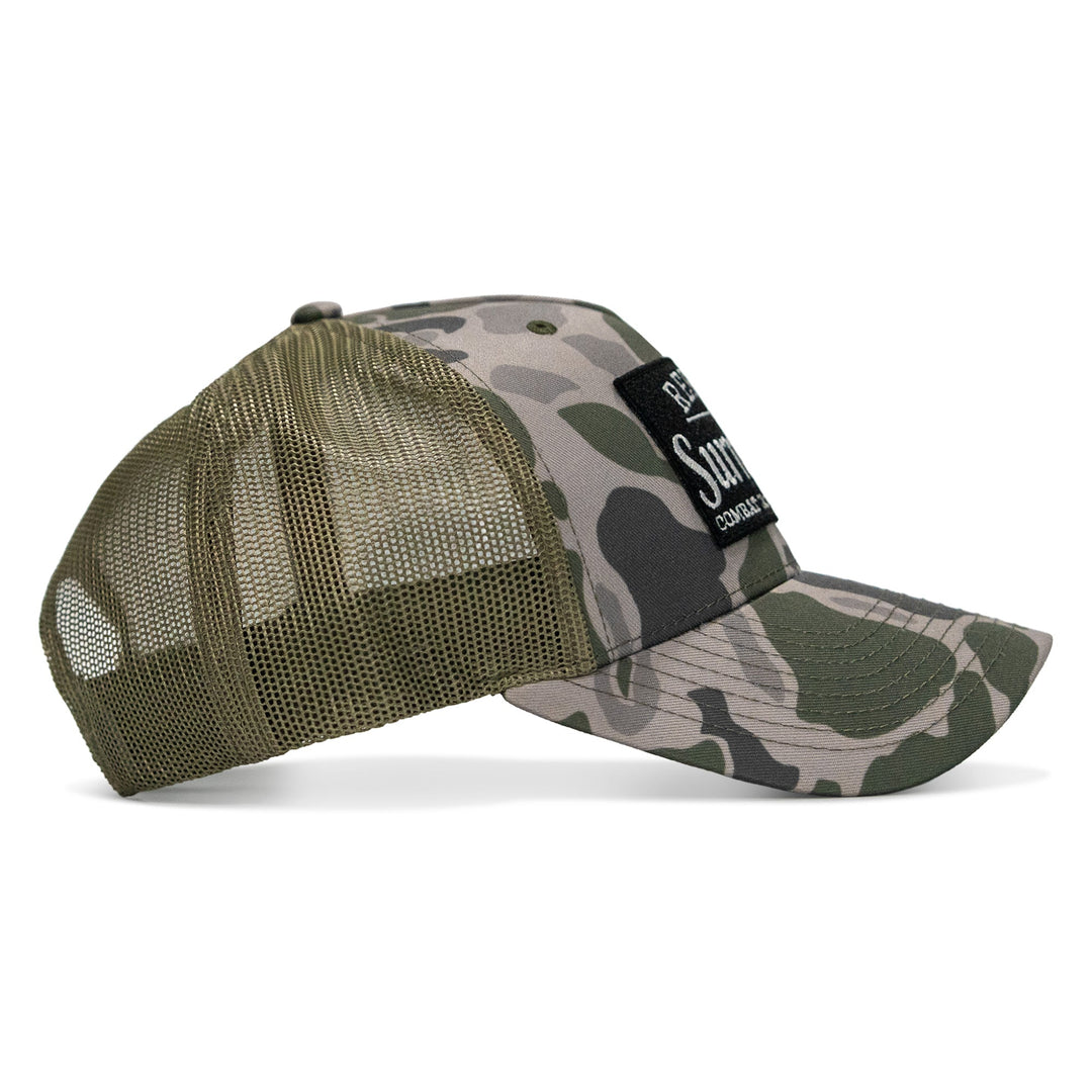 Refuse To Surrender B/W Patch Snapback Hat