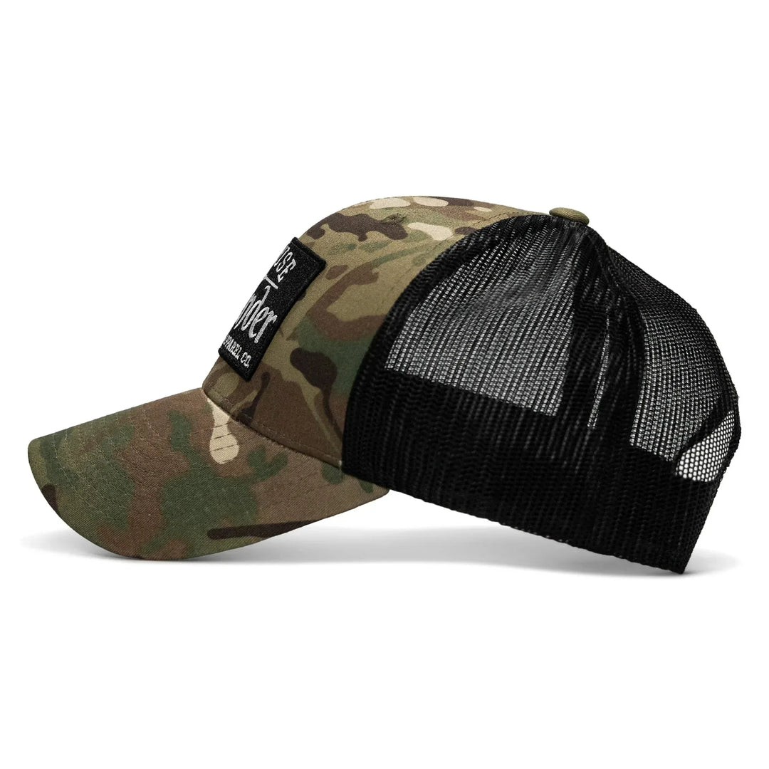 One Revolver Surfboards - Refuse To Surrender B/W Patch Snapback Hat HEADWEAR