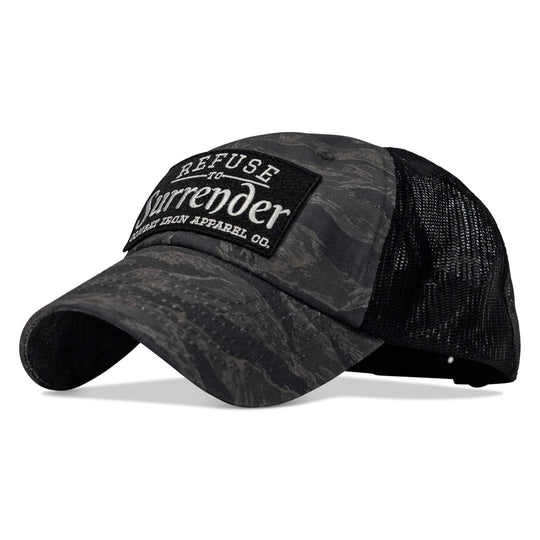 One Revolver Surfboards - Refuse To Surrender Patch Tactical Ripstop Mesh Snapback Hat HEADWEAR