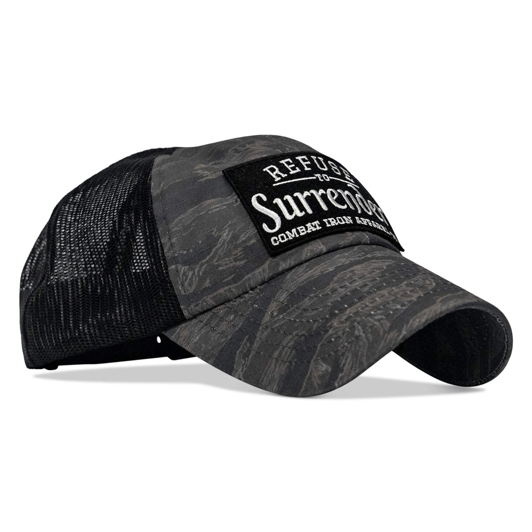 One Revolver Surfboards - Refuse To Surrender Patch Tactical Ripstop Mesh Snapback Hat HEADWEAR