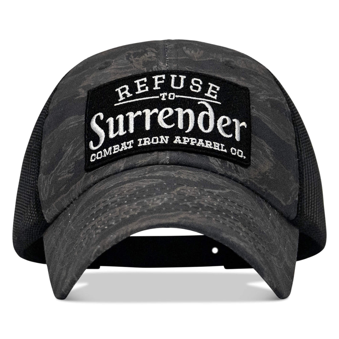 One Revolver Surfboards - Refuse To Surrender Patch Tactical Ripstop Mesh Snapback Hat HEADWEAR
