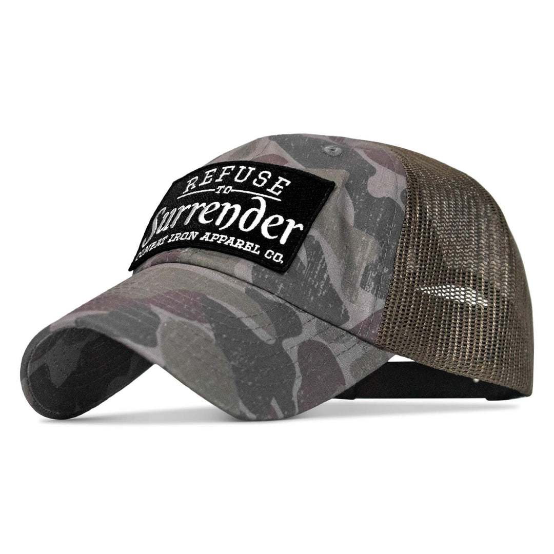 One Revolver Surfboards - Refuse To Surrender Patch Tactical Ripstop Mesh Snapback Hat HEADWEAR