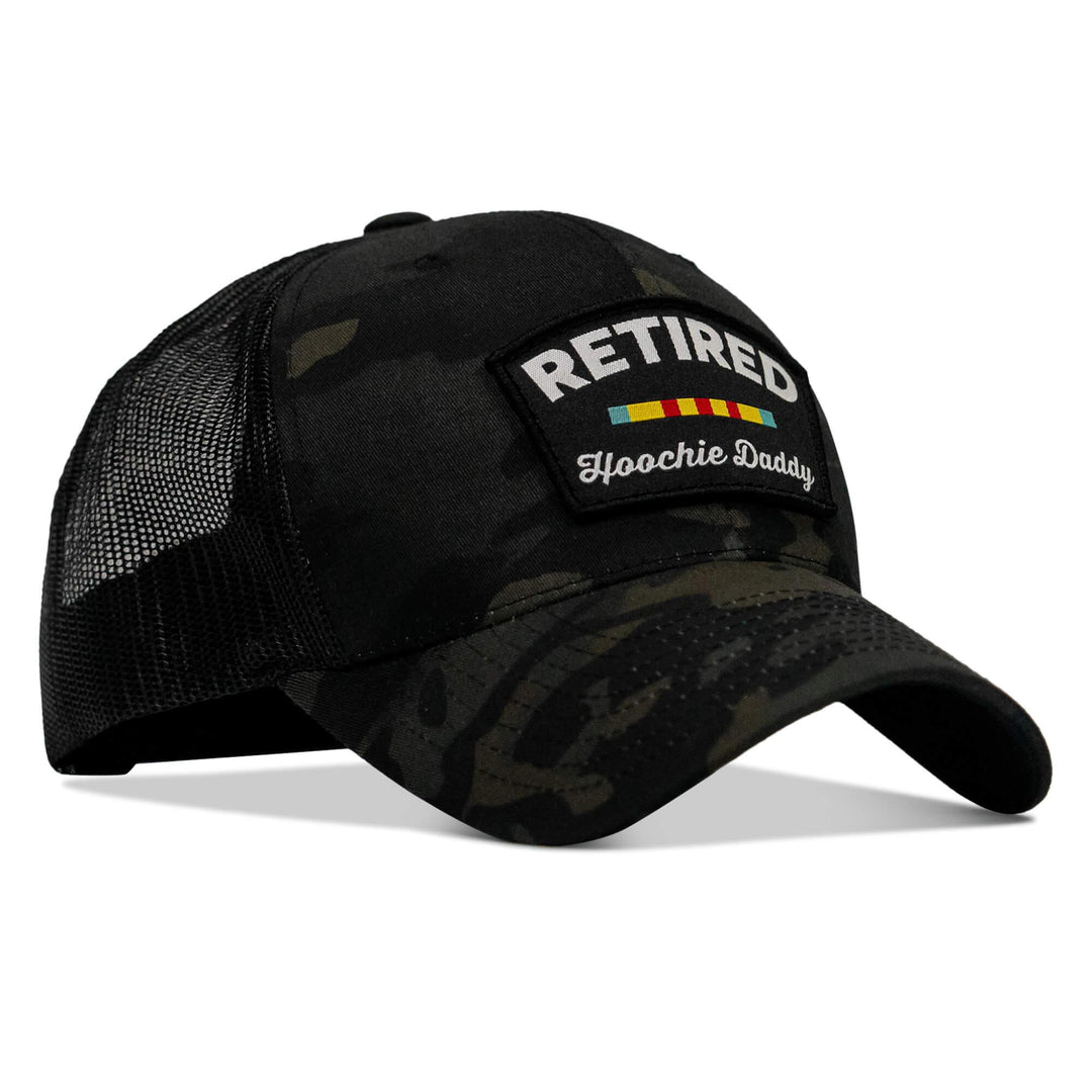 One Revolver Surfboards - Retired Hoochie Daddy Veteran Patch Snapback Hat HEADWEAR