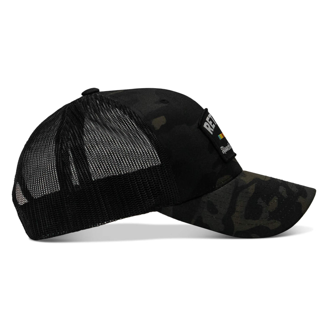 One Revolver Surfboards - Retired Hoochie Daddy Veteran Patch Snapback Hat HEADWEAR