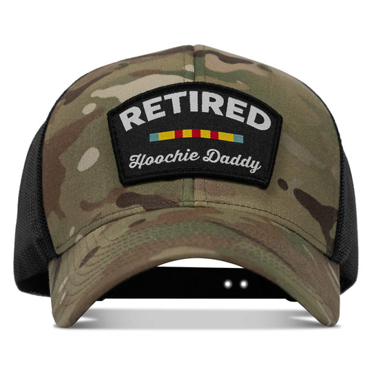 One Revolver Surfboards - Retired Hoochie Daddy Veteran Patch Snapback Hat HEADWEAR