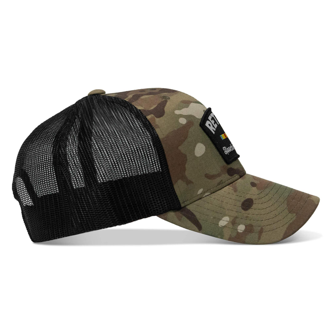 One Revolver Surfboards - Retired Hoochie Daddy Veteran Patch Snapback Hat HEADWEAR