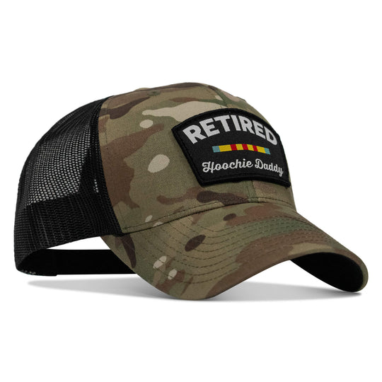 One Revolver Surfboards - Retired Hoochie Daddy Veteran Patch Snapback Hat HEADWEAR
