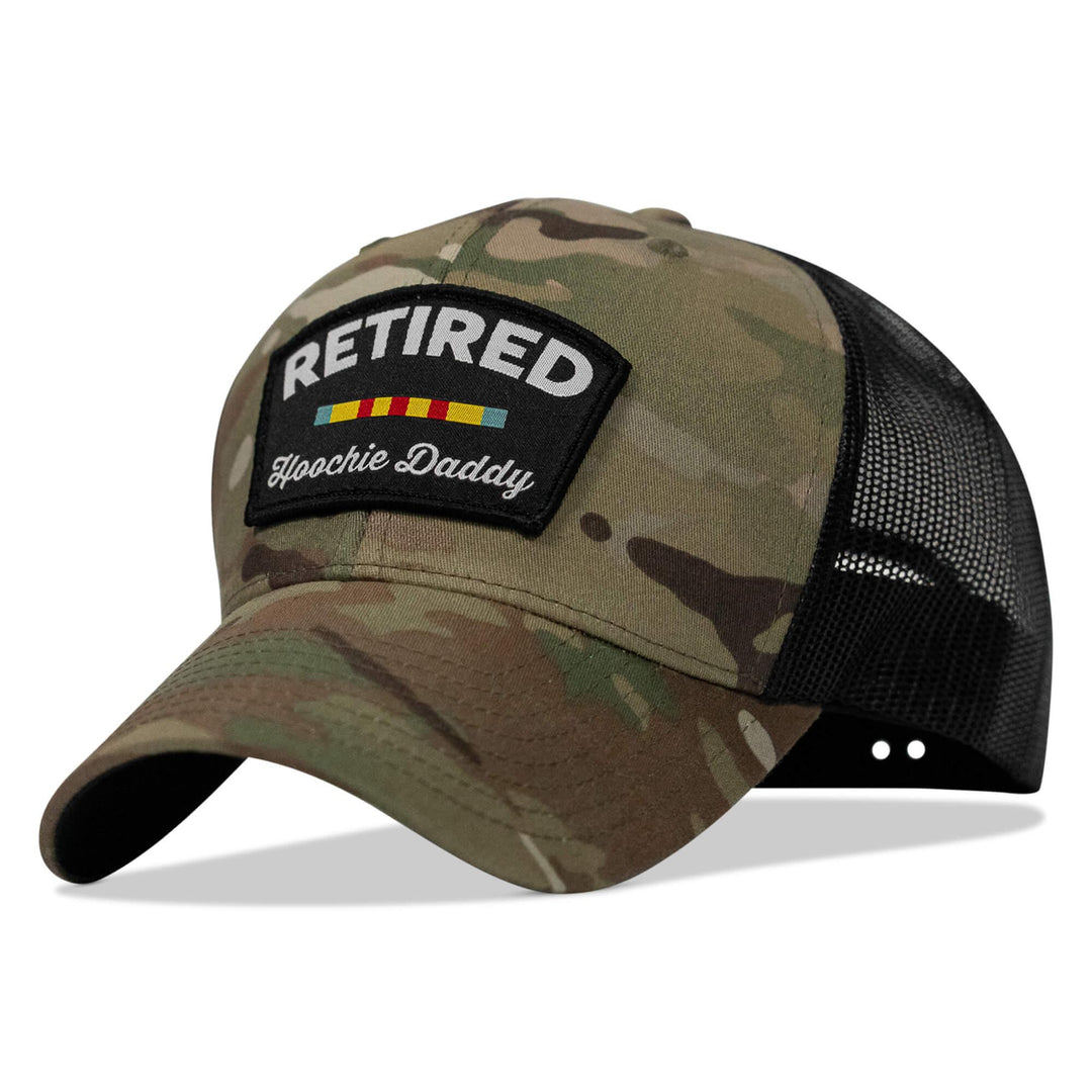 One Revolver Surfboards - Retired Hoochie Daddy Veteran Patch Snapback Hat HEADWEAR