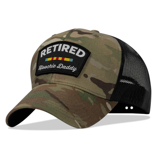 One Revolver Surfboards - Retired Hoochie Daddy Veteran Patch Snapback Hat HEADWEAR