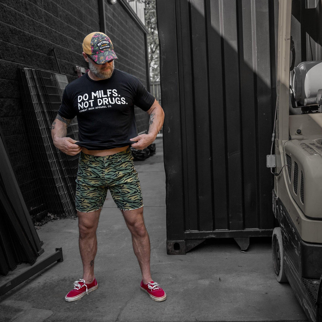 One Revolver Surfboards - Retired Hoochie Daddy Veteran Patch Ripstop Tactical Mesh Snapback Hat HEADWEAR