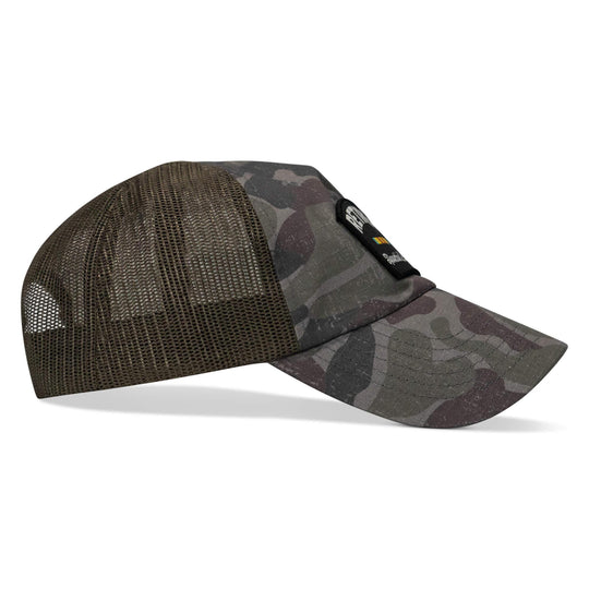 One Revolver Surfboards - Retired Hoochie Daddy Veteran Patch Ripstop Tactical Mesh Snapback Hat HEADWEAR