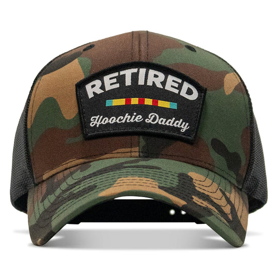 One Revolver Surfboards - Retired Hoochie Daddy Veteran Patch Snapback Hat HEADWEAR