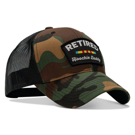 One Revolver Surfboards - Retired Hoochie Daddy Veteran Patch Snapback Hat HEADWEAR