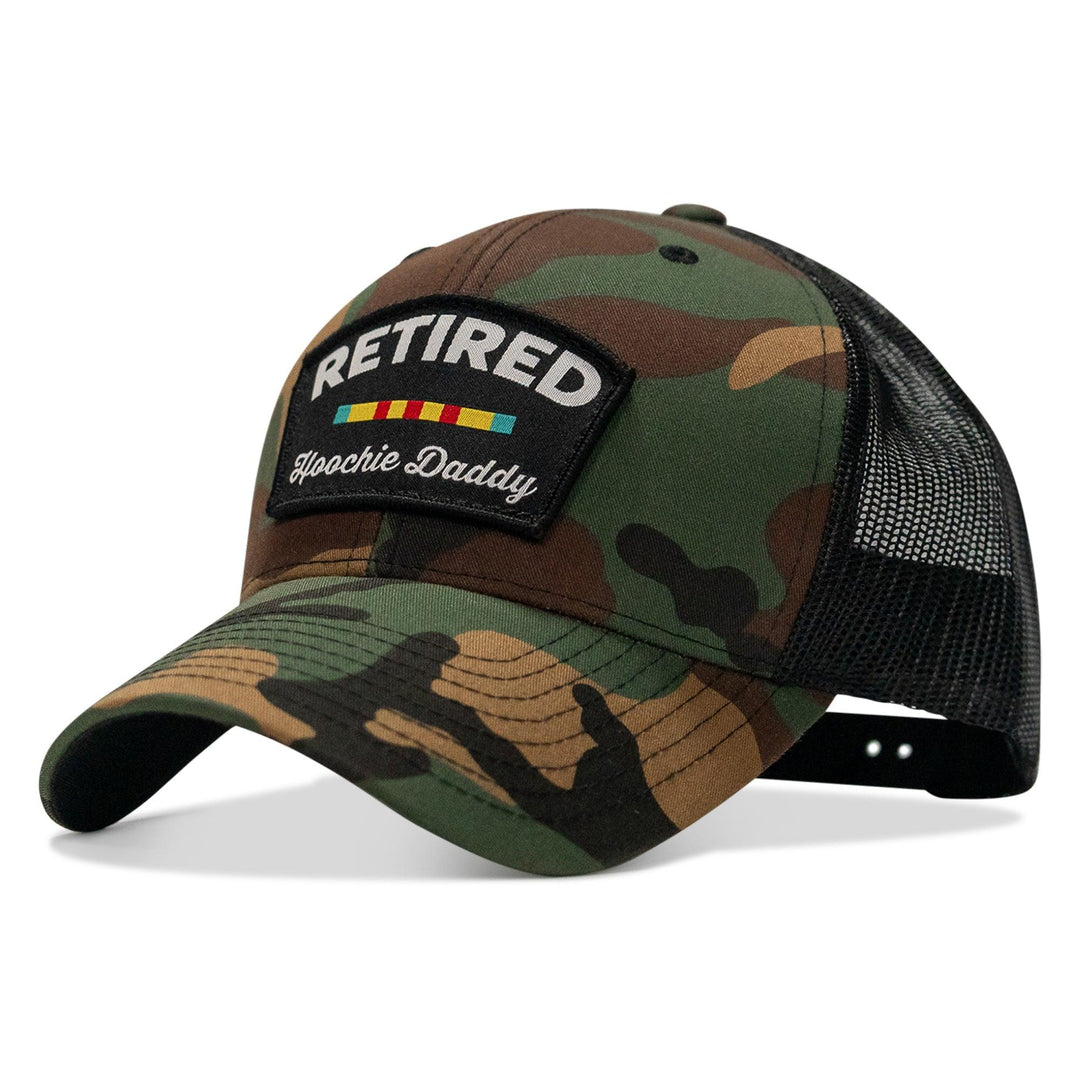 One Revolver Surfboards - Retired Hoochie Daddy Veteran Patch Snapback Hat HEADWEAR
