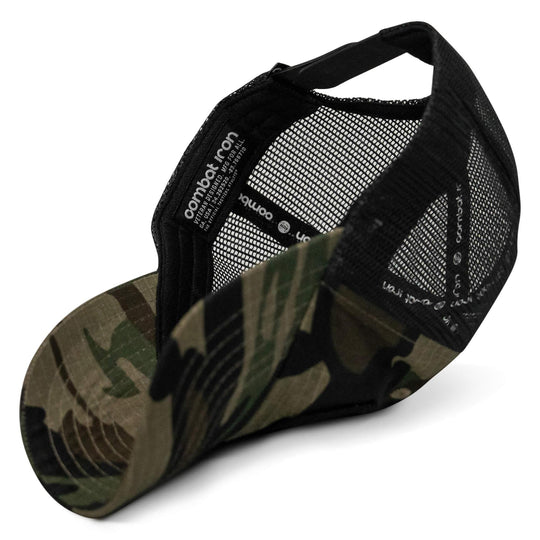 One Revolver Surfboards - Retired Hoochie Daddy Veteran Patch Ripstop Tactical Mesh Snapback Hat HEADWEAR