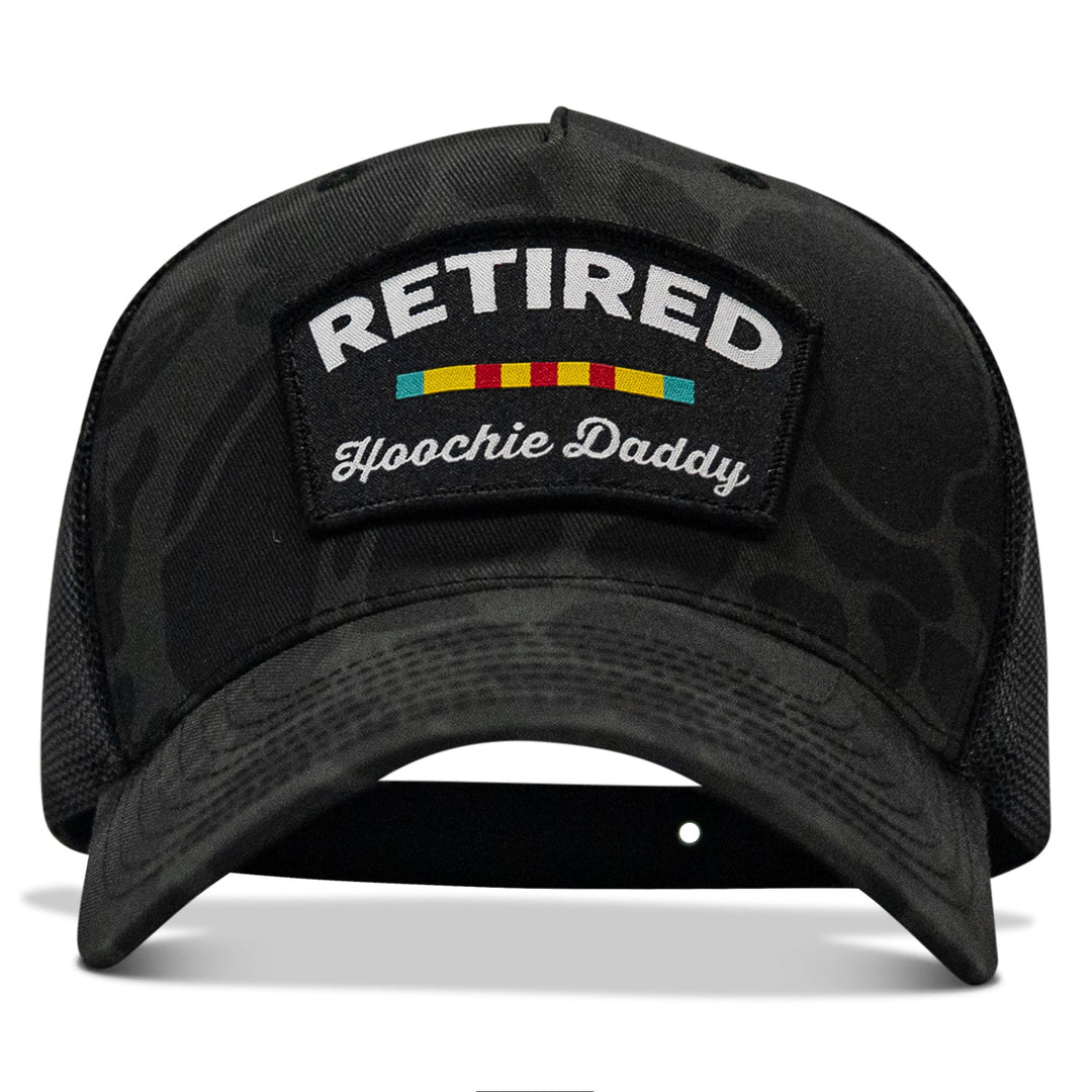 Retired Hoochie Daddy Veteran Patch Snapback Hat