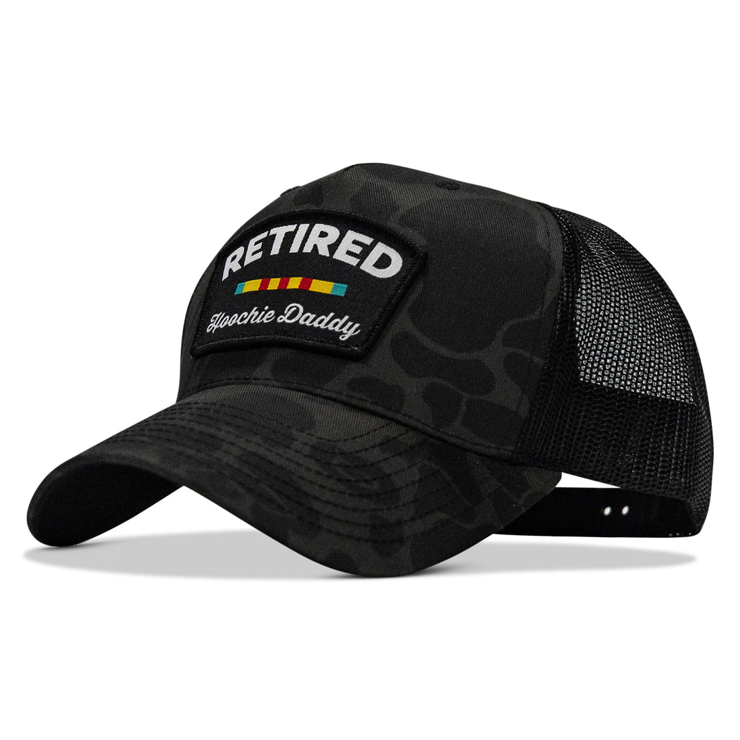 Retired Hoochie Daddy Veteran Patch Snapback Hat
