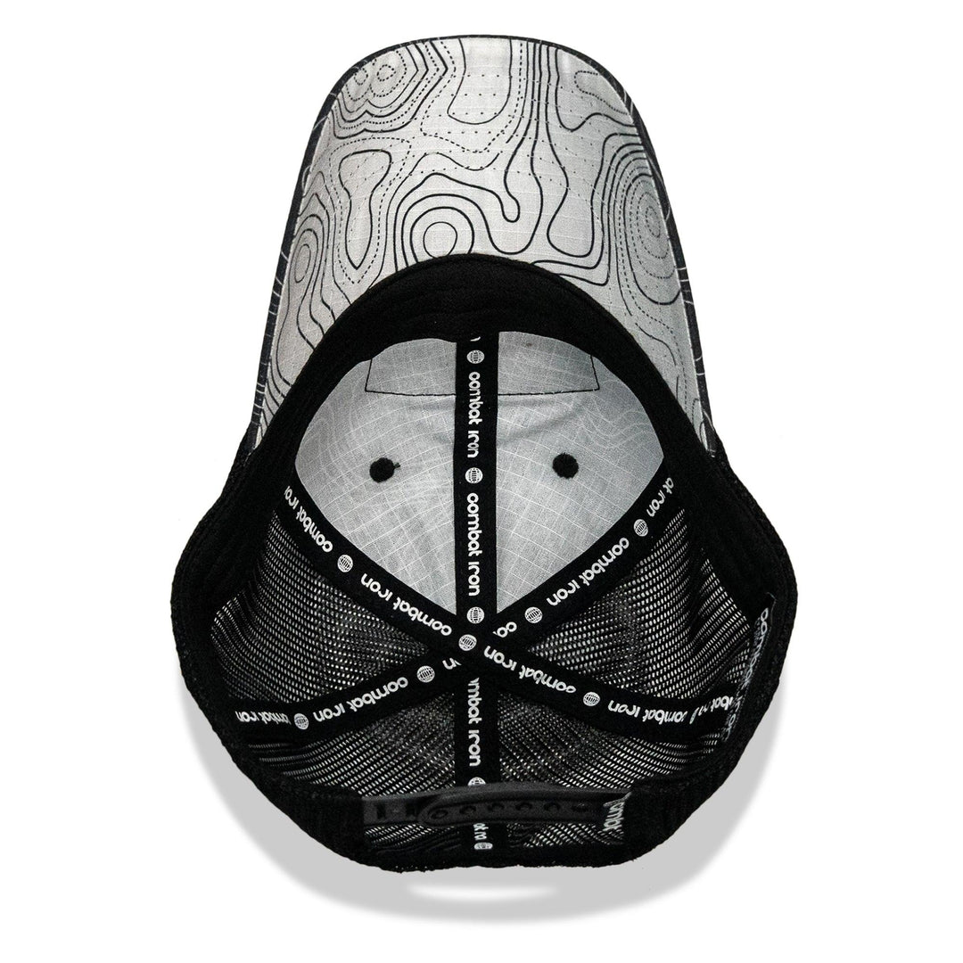 One Revolver Surfboards - Retired Hoochie Daddy Veteran Patch Ripstop Tactical Mesh Snapback Hat HEADWEAR