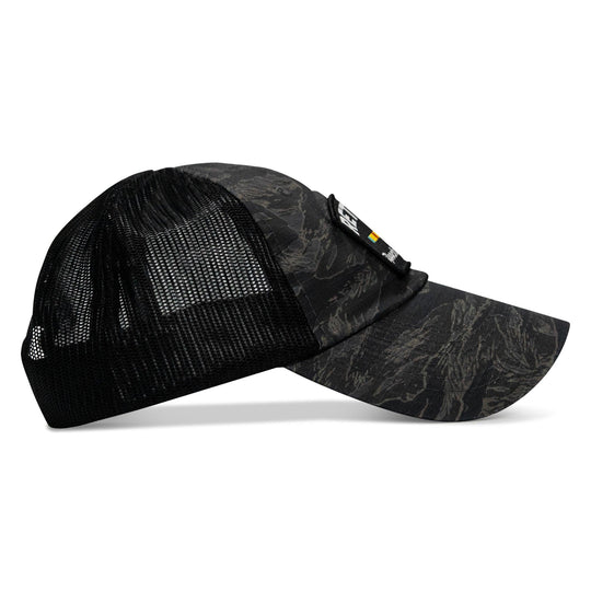 One Revolver Surfboards - Retired Hoochie Daddy Veteran Patch Ripstop Tactical Mesh Snapback Hat HEADWEAR