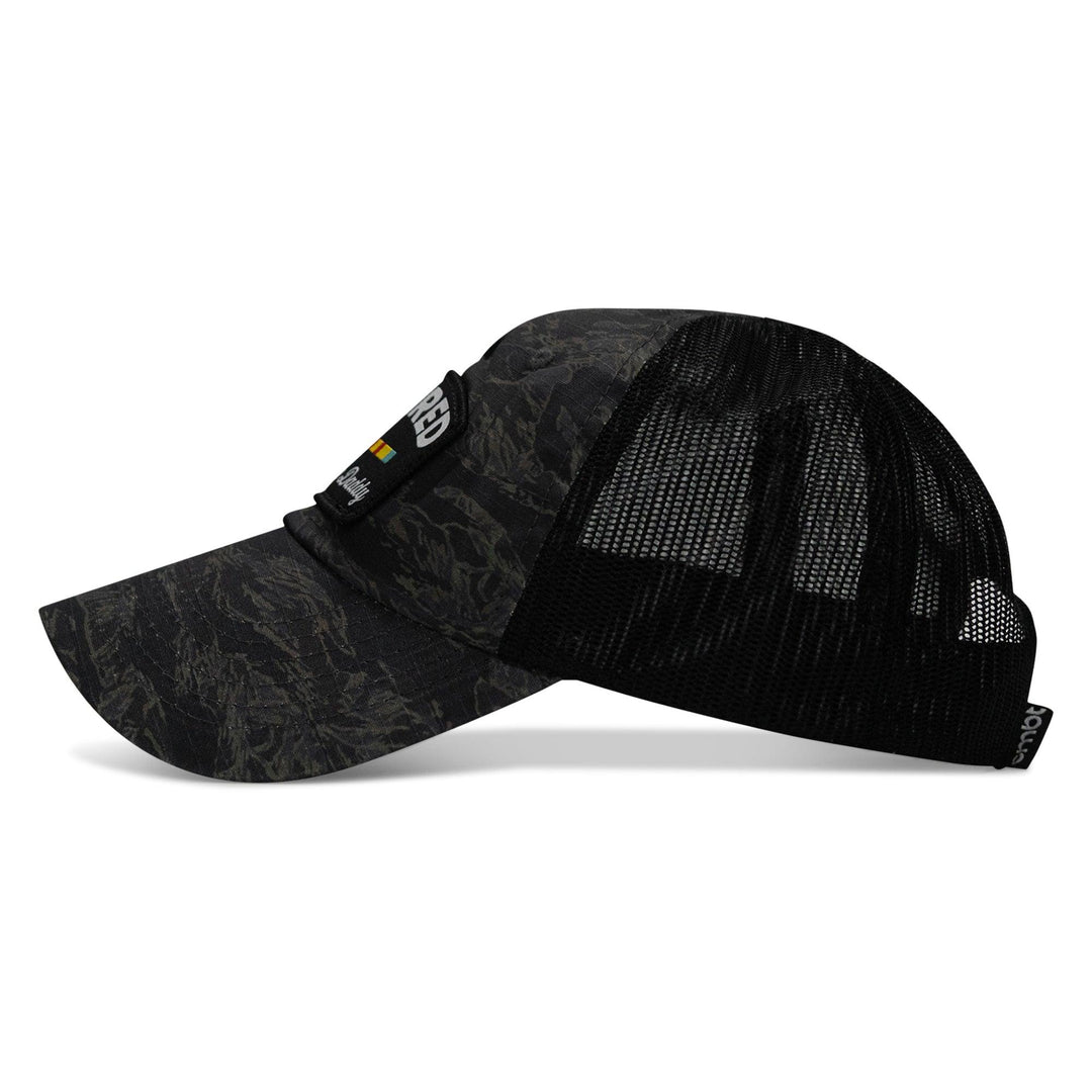 One Revolver Surfboards - Retired Hoochie Daddy Veteran Patch Ripstop Tactical Mesh Snapback Hat HEADWEAR