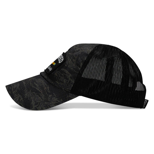 One Revolver Surfboards - Retired Hoochie Daddy Veteran Patch Ripstop Tactical Mesh Snapback Hat HEADWEAR