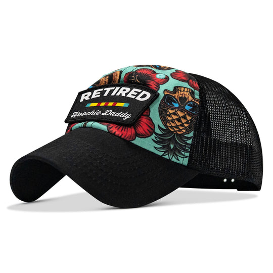 Retired Hoochie Daddy Veteran Patch Ripstop Tactical Mesh Snapback Hat