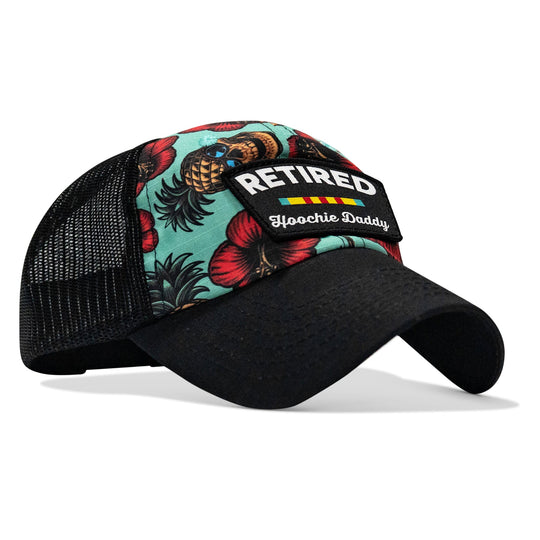 Retired Hoochie Daddy Veteran Patch Ripstop Tactical Mesh Snapback Hat