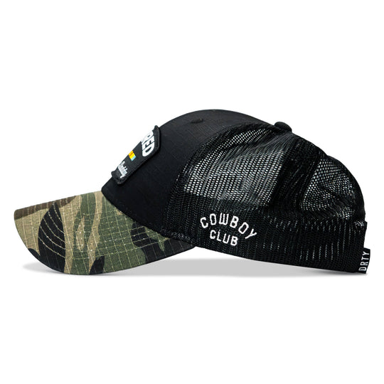 Retired Hoochie Daddy Ribbons Patch Original Ripstop Snapback Hat