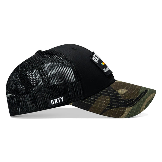 Retired Hoochie Daddy Ribbons Patch Original Ripstop Snapback Hat
