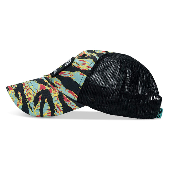 One Revolver Surfboards - Retired Hoochie Daddy Veteran Patch Ripstop Tactical Mesh Snapback Hat HEADWEAR