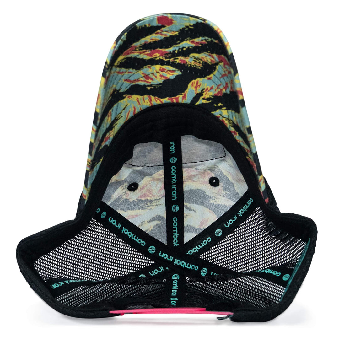 One Revolver Surfboards - Retired Hoochie Daddy Veteran Patch Ripstop Tactical Mesh Snapback Hat HEADWEAR