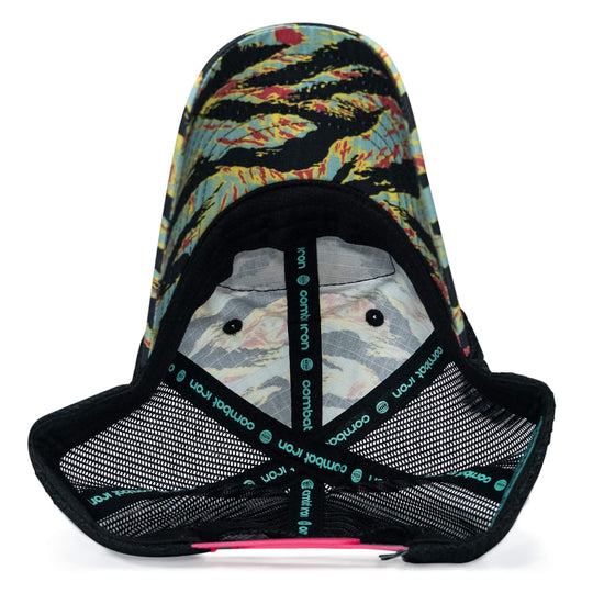 One Revolver Surfboards - Retired Hoochie Daddy Veteran Patch Ripstop Tactical Mesh Snapback Hat HEADWEAR