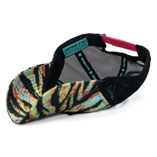 One Revolver Surfboards - Retired Hoochie Daddy Veteran Patch Ripstop Tactical Mesh Snapback Hat HEADWEAR