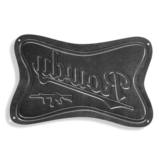 Rowdy Wall Mounting Metal Sign - One Revolver Surfboards