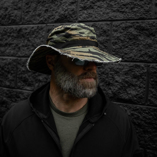One Revolver Surfboards - Distressed Ripstop Mid-Profile Tactical Boonie Hat HEADWEAR