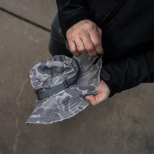 One Revolver Surfboards - Distressed Ripstop Mid-Profile Tactical Boonie Hat HEADWEAR