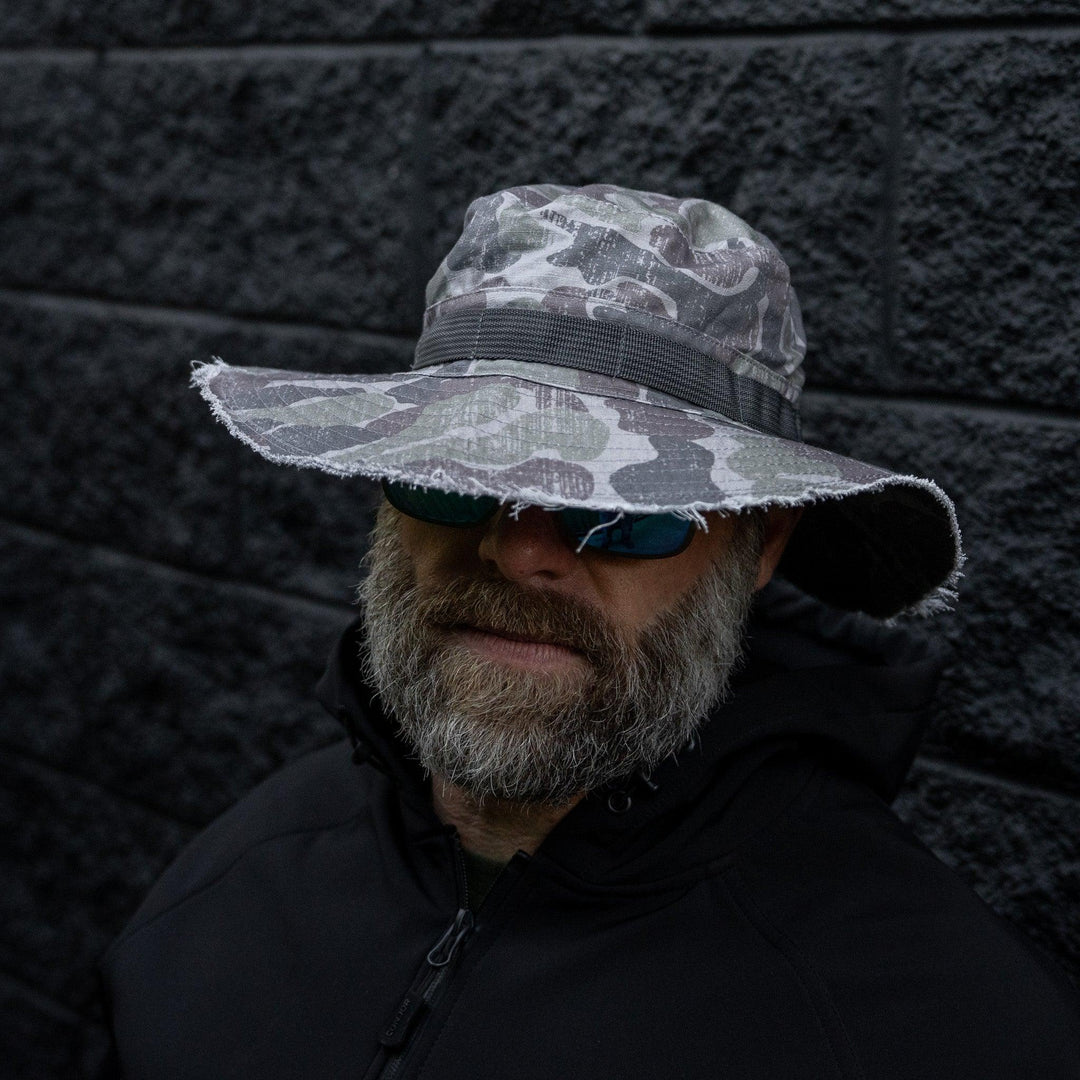One Revolver Surfboards - Distressed Ripstop Mid-Profile Tactical Boonie Hat HEADWEAR