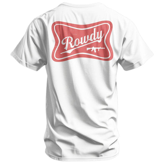 Rowdy Beer Logo Men's T-Shirt - One Revolver Surfboards