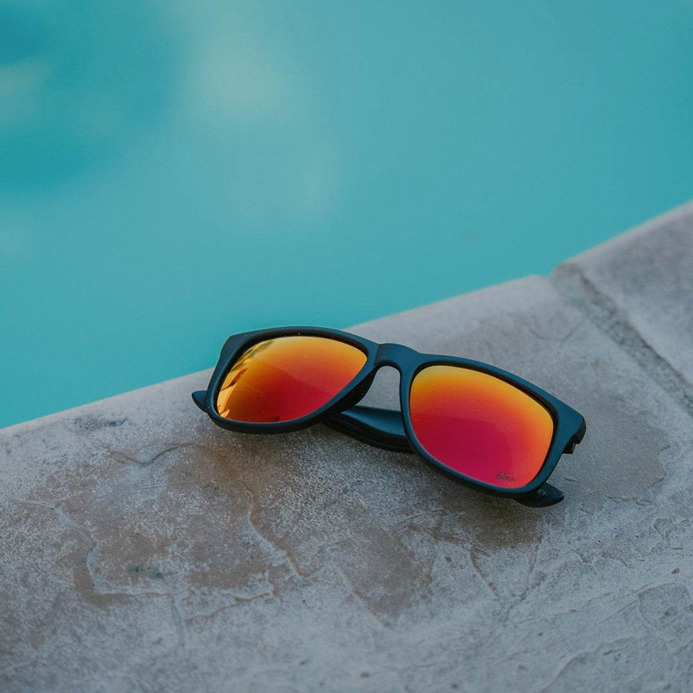 Eminence - Matte Black - Red Sunset Lens Polarized - One Revolver Surfboards