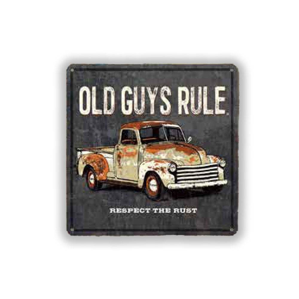 Rusty Truck Vintage Metal Sign - One Revolver Surfboards