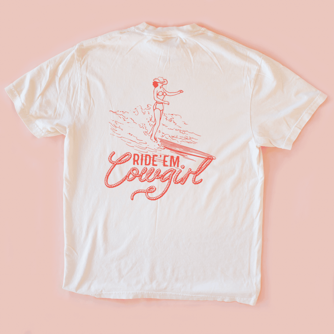 Ride 'Em Cowgirl Surf Tee - One Revolver Surfboards
