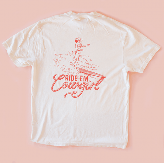 Ride 'Em Cowgirl Surf Tee - One Revolver Surfboards