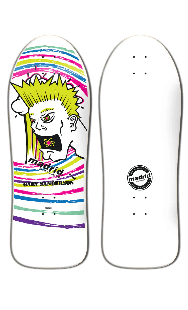 MADRID GARY SANDERSON ATOMIC SKATEBOARD DECK - One Revolver Surfboards