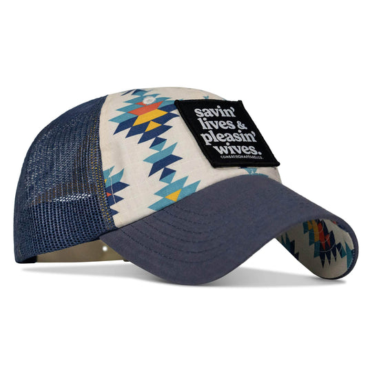 Ripstop Savin' Lives & Pleasin' Wives Low Pro Snapback - One Revolver Surfboards