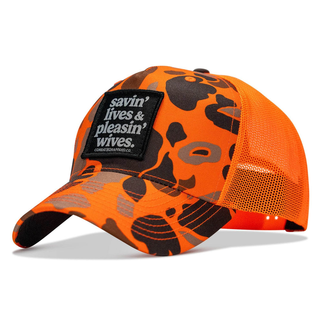 Savin' Lives & Pleasin' Wives Patch SnapBack Hat - One Revolver Surfboards
