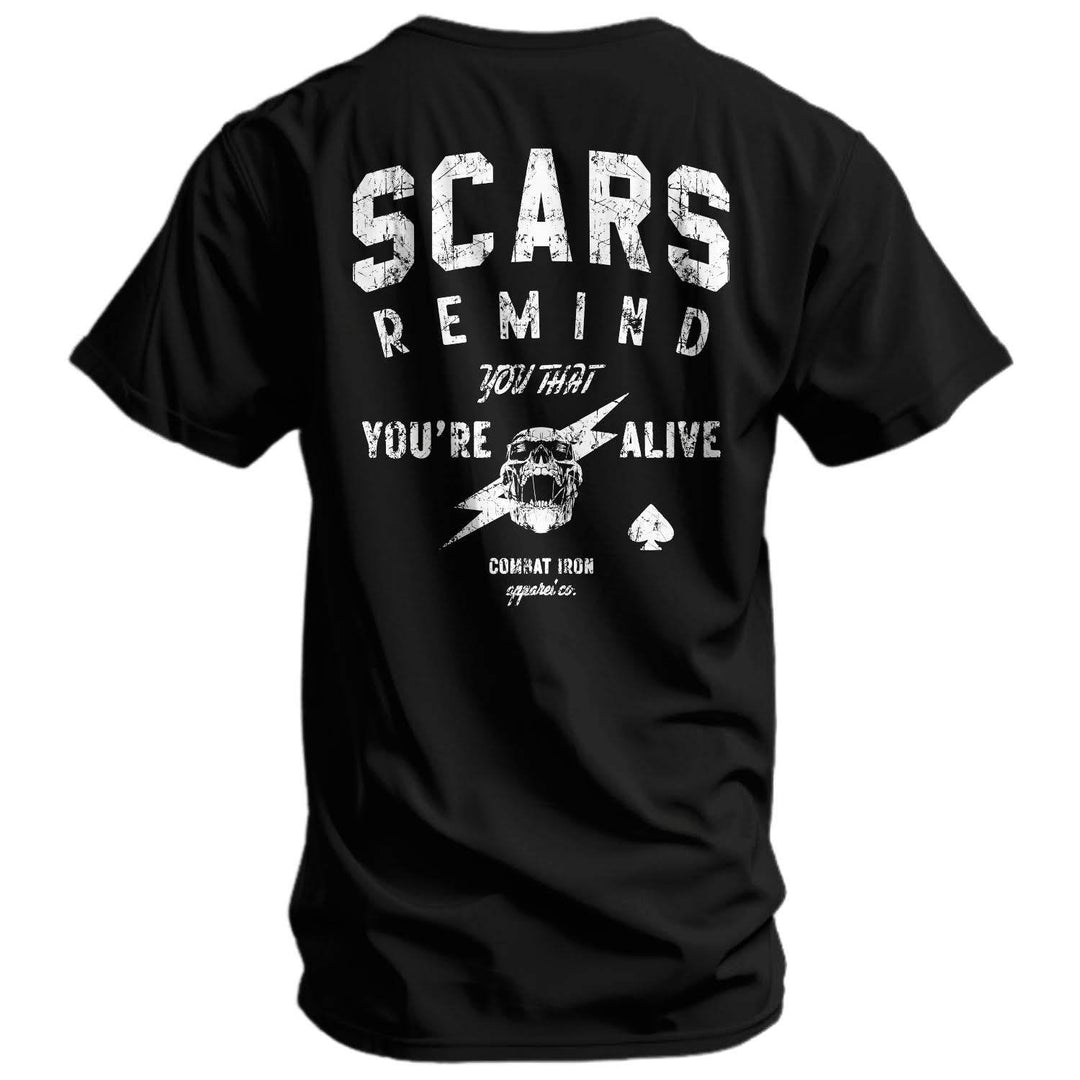 Scars Remind You That You're Alive Men's T-Shirt - One Revolver Surfboards