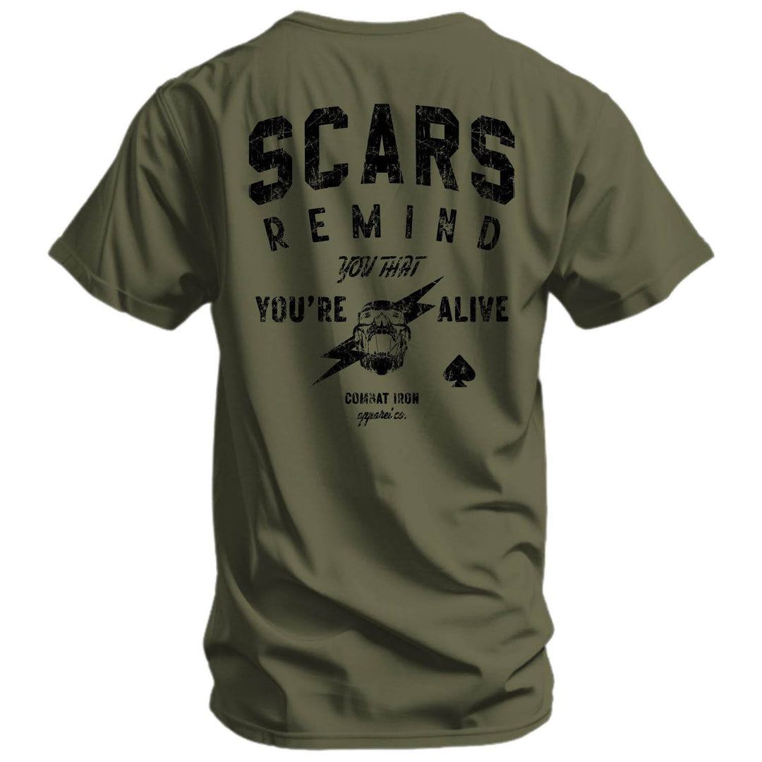 Scars Remind You That You're Alive Men's T-Shirt - One Revolver Surfboards