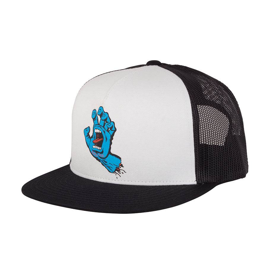 Santa Cruz Screaming Hand Front Mesh Trucker High Profile Hat - One Revolver Surfboards